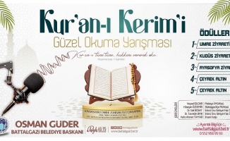 Battalgazi'de Umre ödüllü Kur’an-ı Kerim okuma yarışması