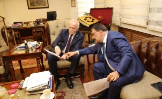Başkan Gürkan, Genel Müdür Ersoy ile görüştü