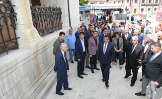 Başkan Gürkan, Yeni Cami’deki çalışmalarla ilgili değerlendirmede bulundu