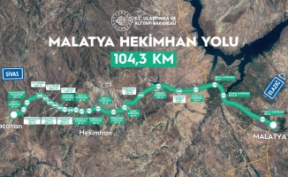 Malatya-Hekimhan yolu 22 Ekim’de hizmete açılıyor