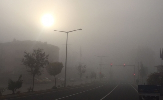 Darende’de sabah saatlerinde yoğun sis