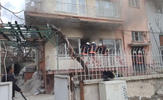 Malatya’da korkutan ev yangını