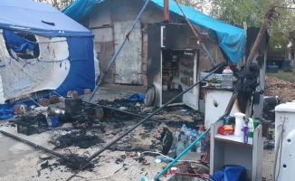 Malatya’da ev ve çadır yangını