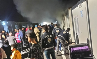 Malatya’daki konteyner yangını ucuz atlatıldı