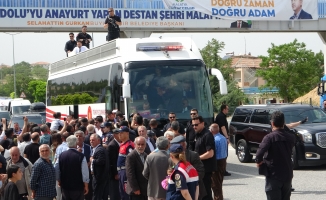 Cumhurbaşkanı Erdoğan’a Malatya ’da sevgi seli