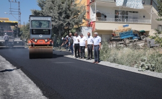 Doğalgaz tamamlandı asfalt yapımı başladı