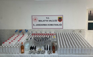 Malatya’da 930 litre kaçak alkol ele geçirildi