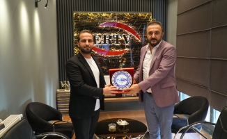 TVSEN Genel Başkanı Evliyaoğlu’undan ERTV’ye destek ziyareti